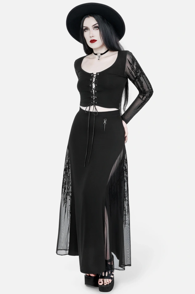 CHAPEL OF SHADOWS spódnica maxi
