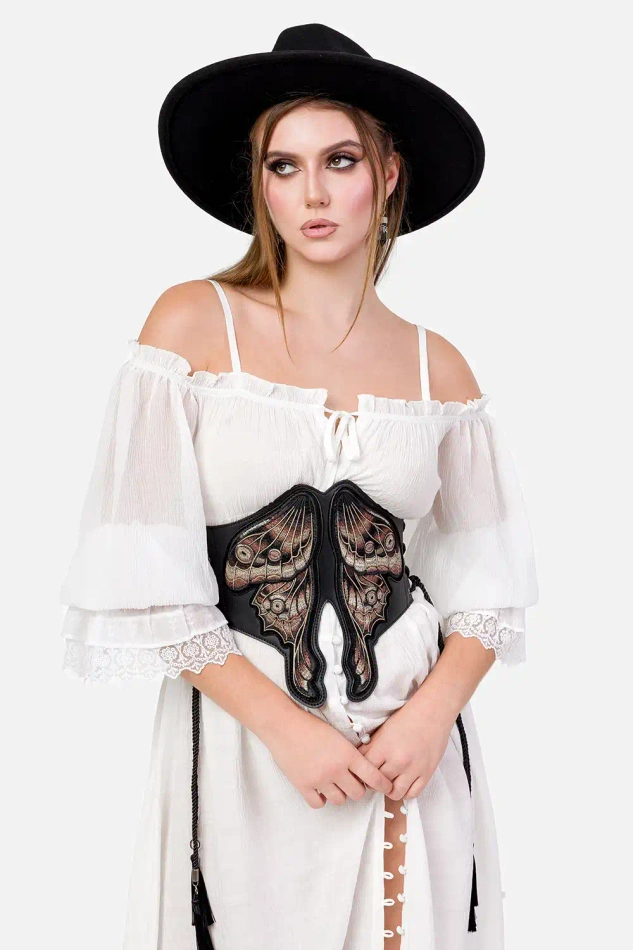 ASHIRA MOTH WAIST BELT