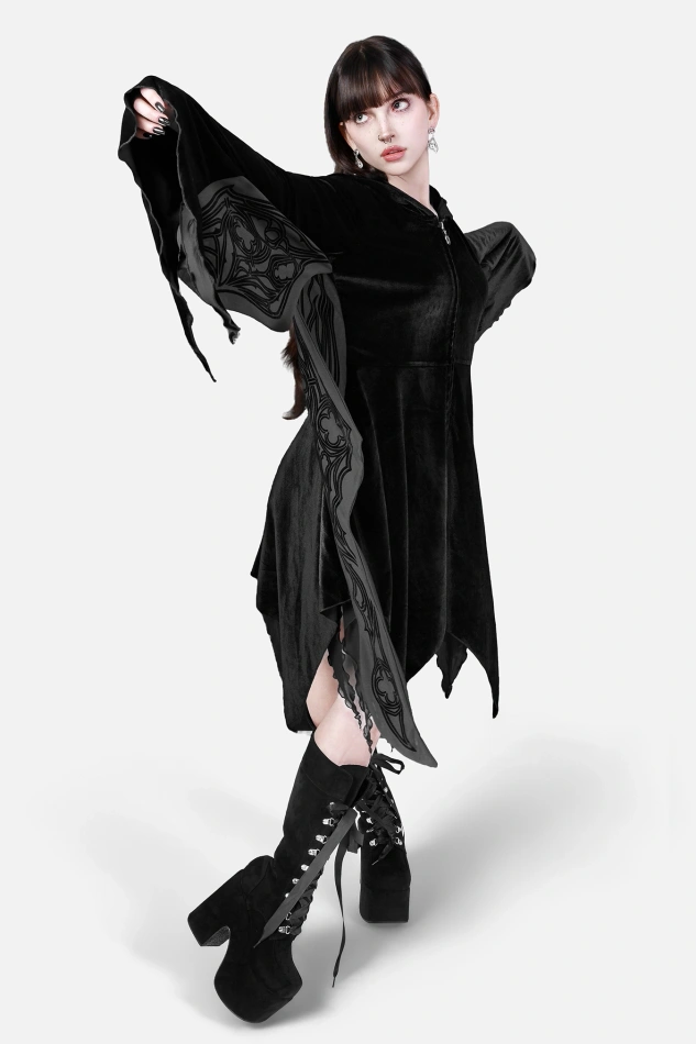 OBSIDIAN MOTH HOODIE