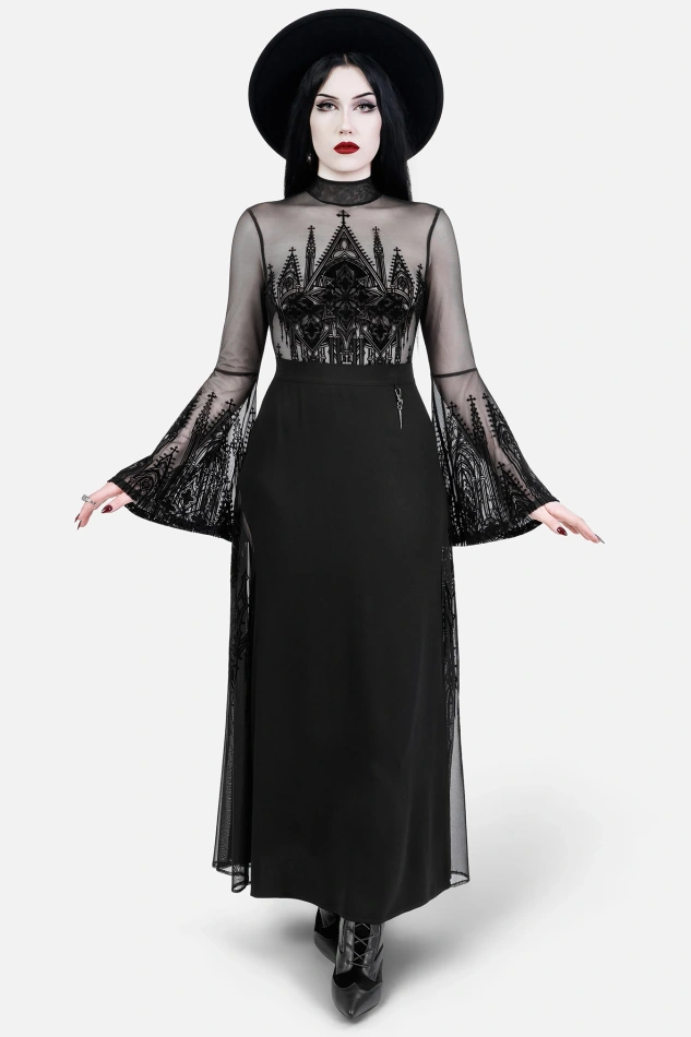 CHAPEL OF SHADOWS spódnica maxi
