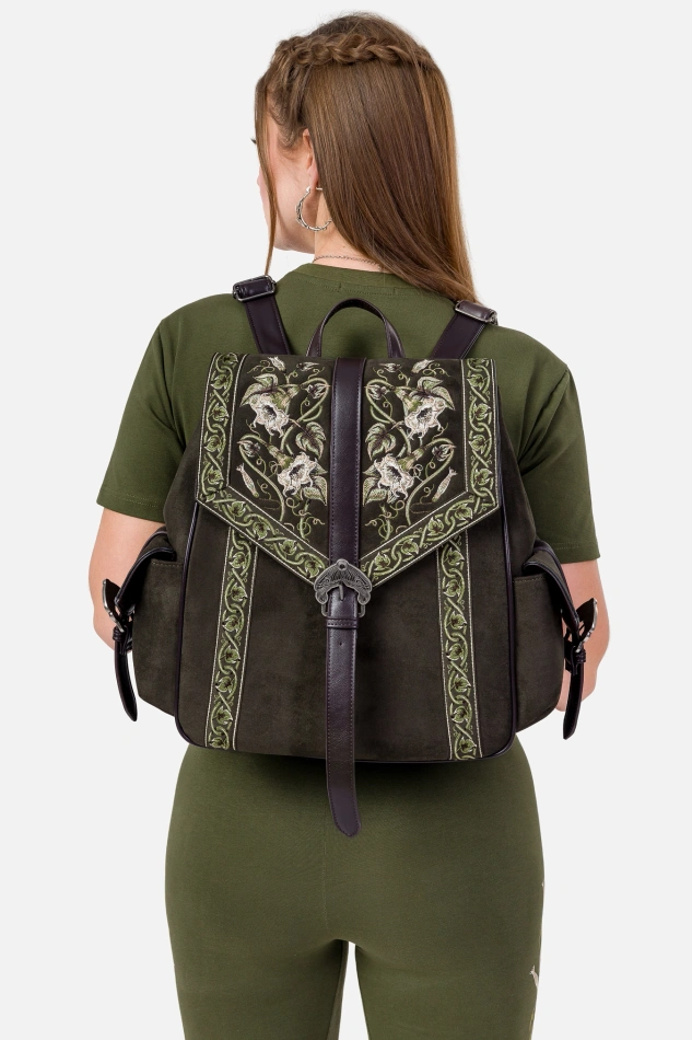 MOONVINE OLIVE RUCKSACK