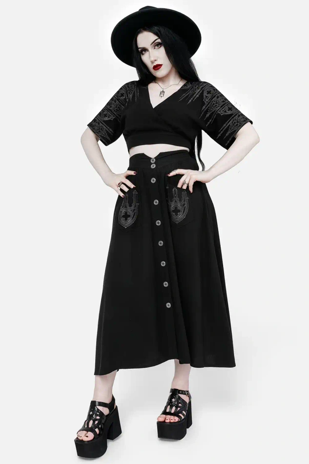 HERESY spódnica midi