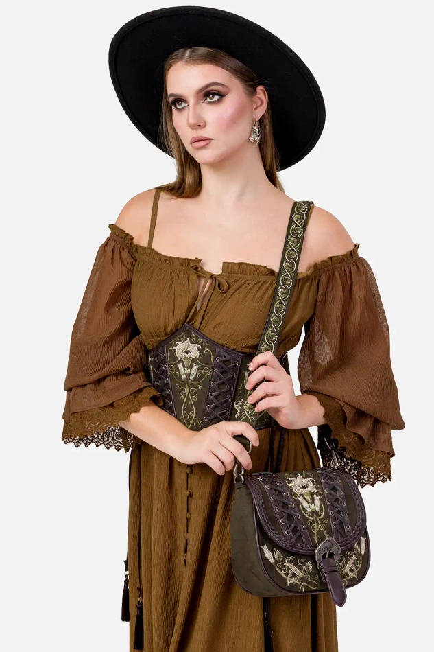 DARK BOTANY CORSET BELT