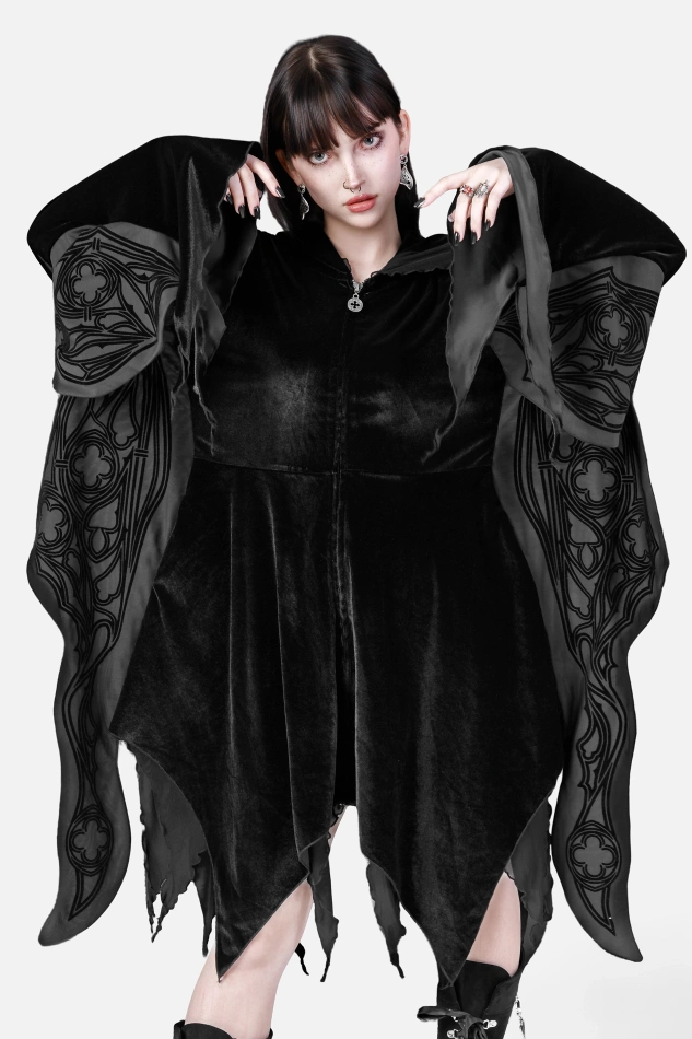 OBSIDIAN BLUZA ZE SKRZYDŁAMI