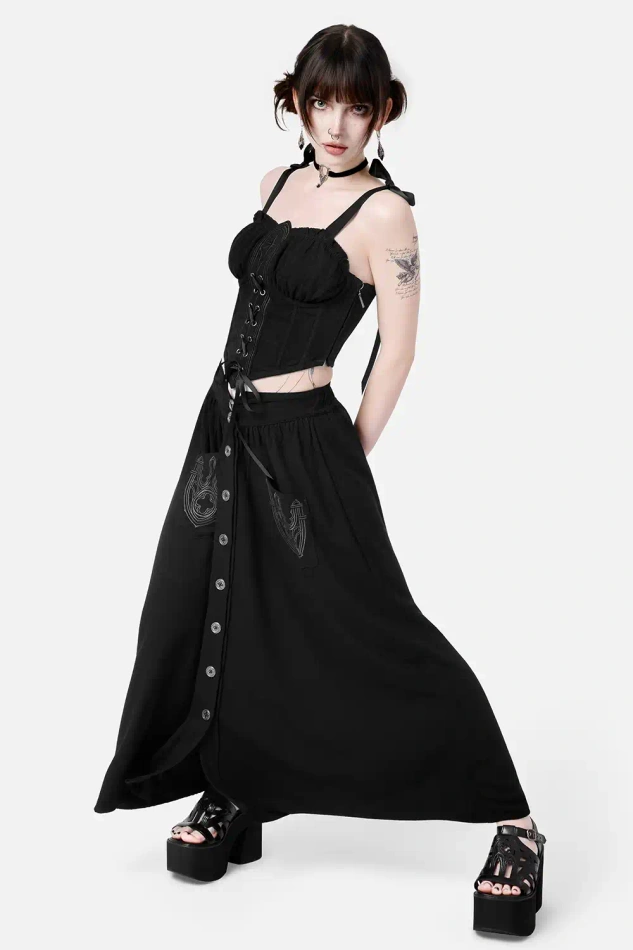 HERESY MIDI SKIRT