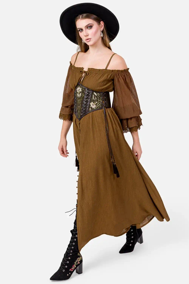 DARK BOTANY CORSET BELT